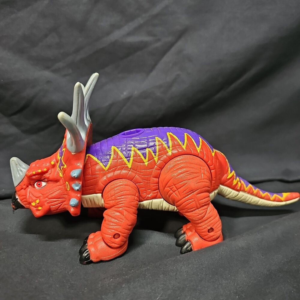Fisher Price Imaginext Stracosaurus Dinosaur Rare, Hard To Find, Tested & Works